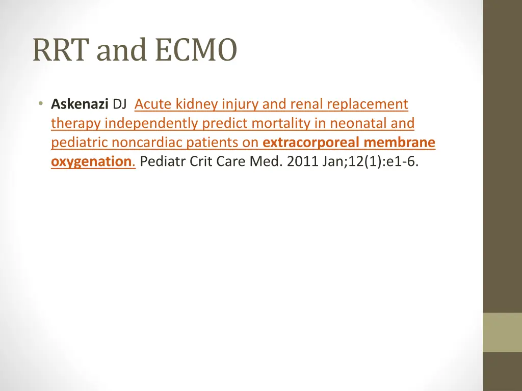 rrt and ecmo 1