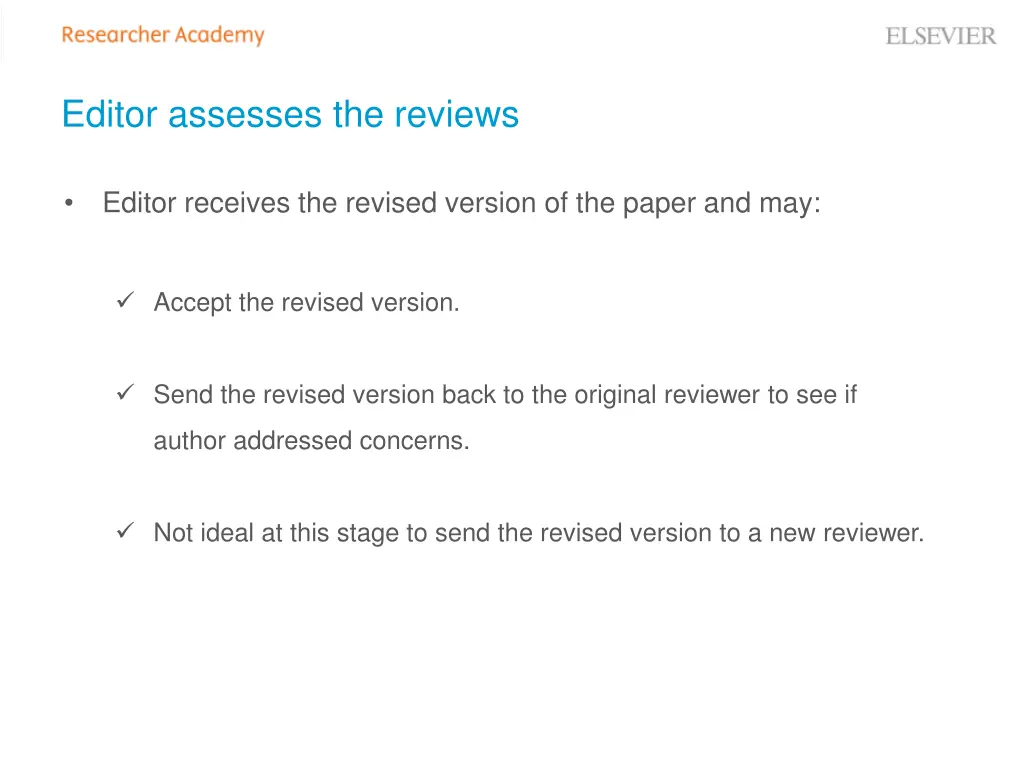 editor assesses the reviews 3