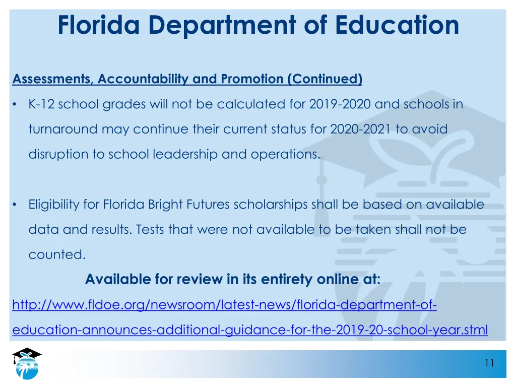 florida department of education