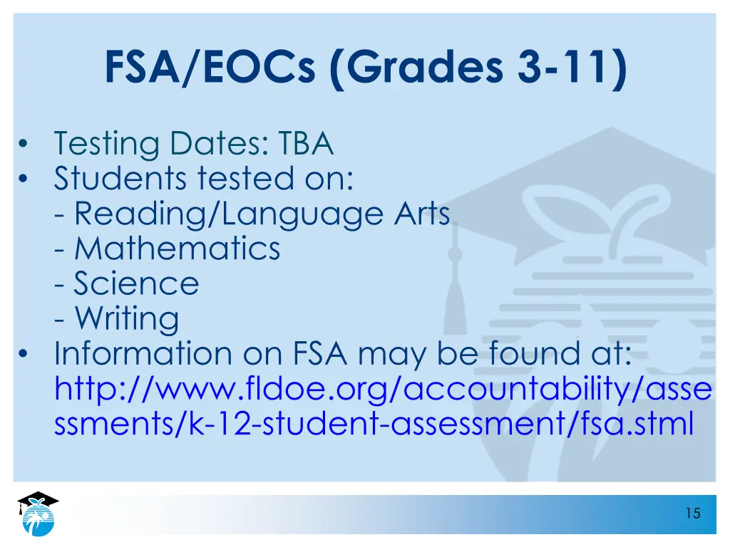 fsa eocs grades 3 11