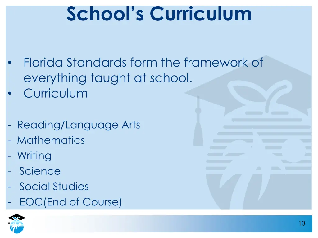 school s curriculum