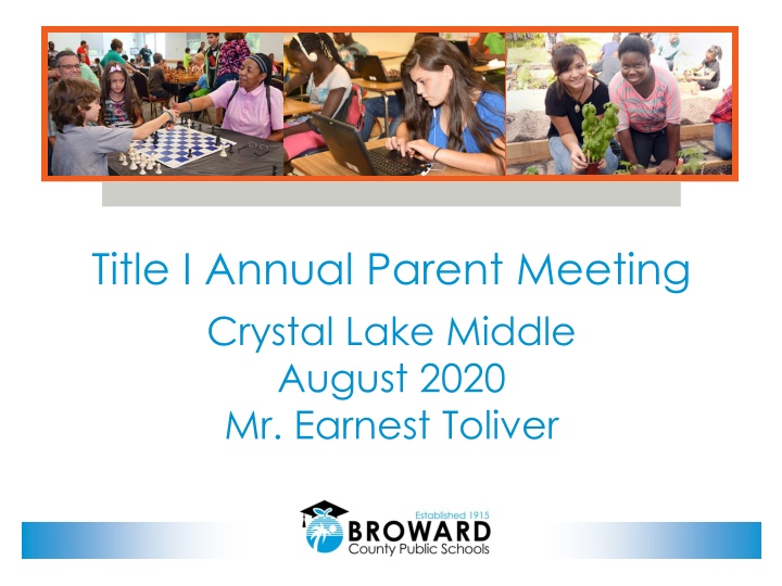 title i annual parent meeting crystal lake middle