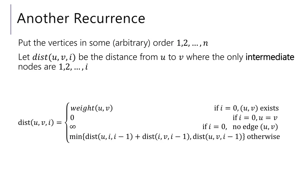 another recurrence 1