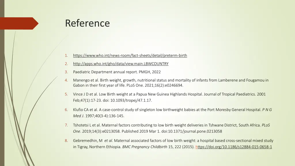 reference