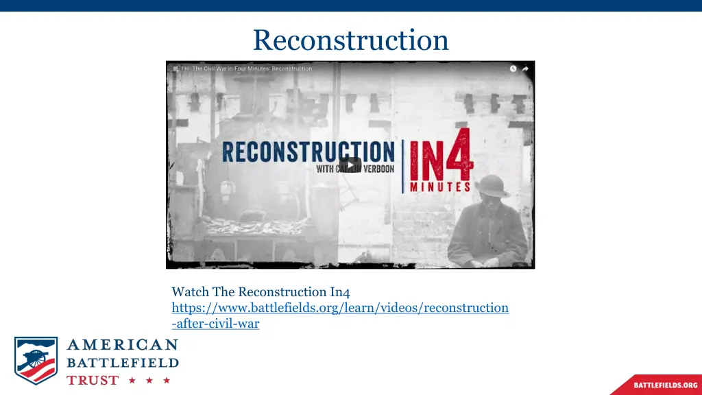 reconstruction
