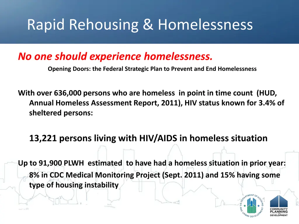 rapid rehousing homelessness