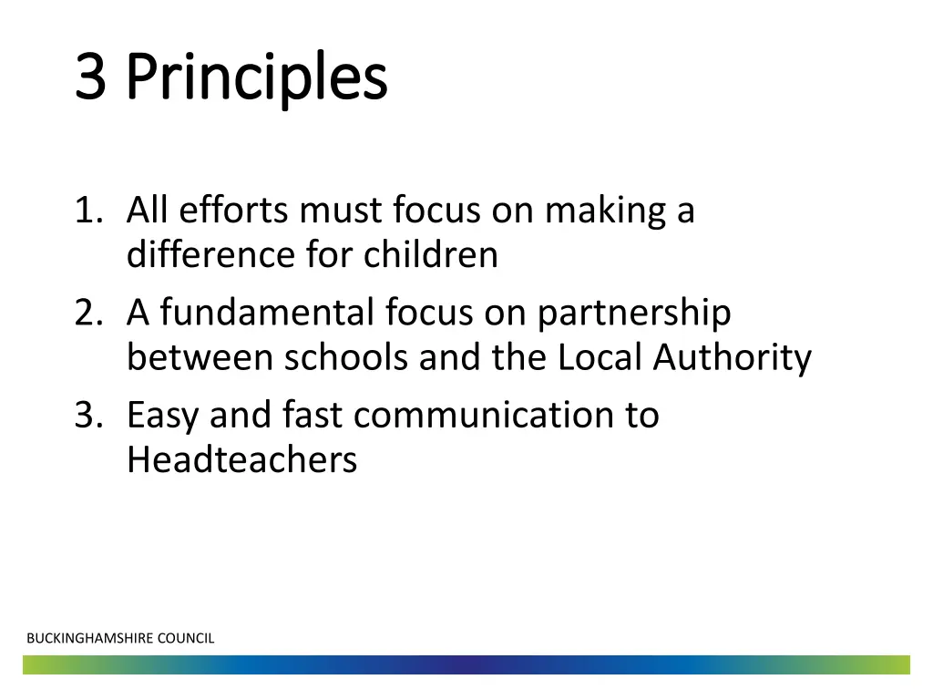 3 principles 3 principles