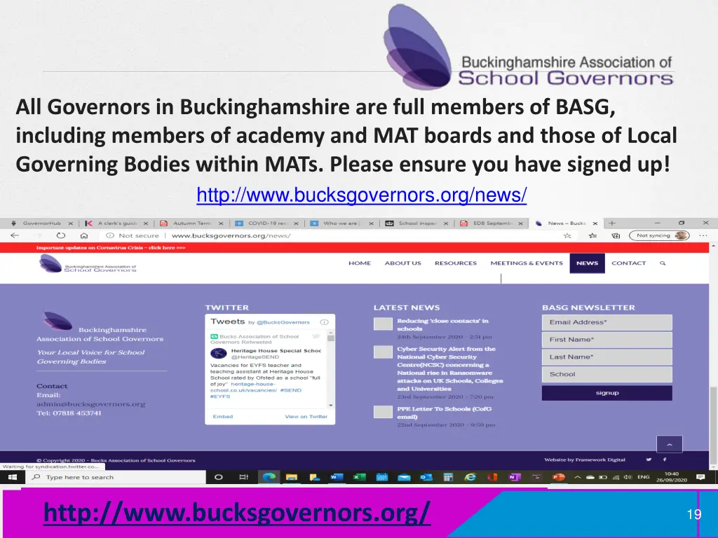 all governors in buckinghamshire are full members