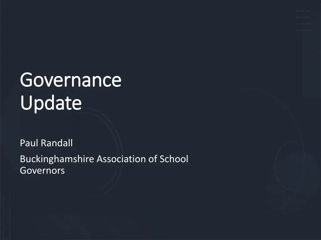 governance governance update update