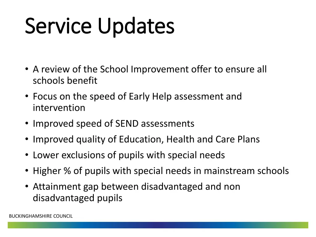 service updates service updates