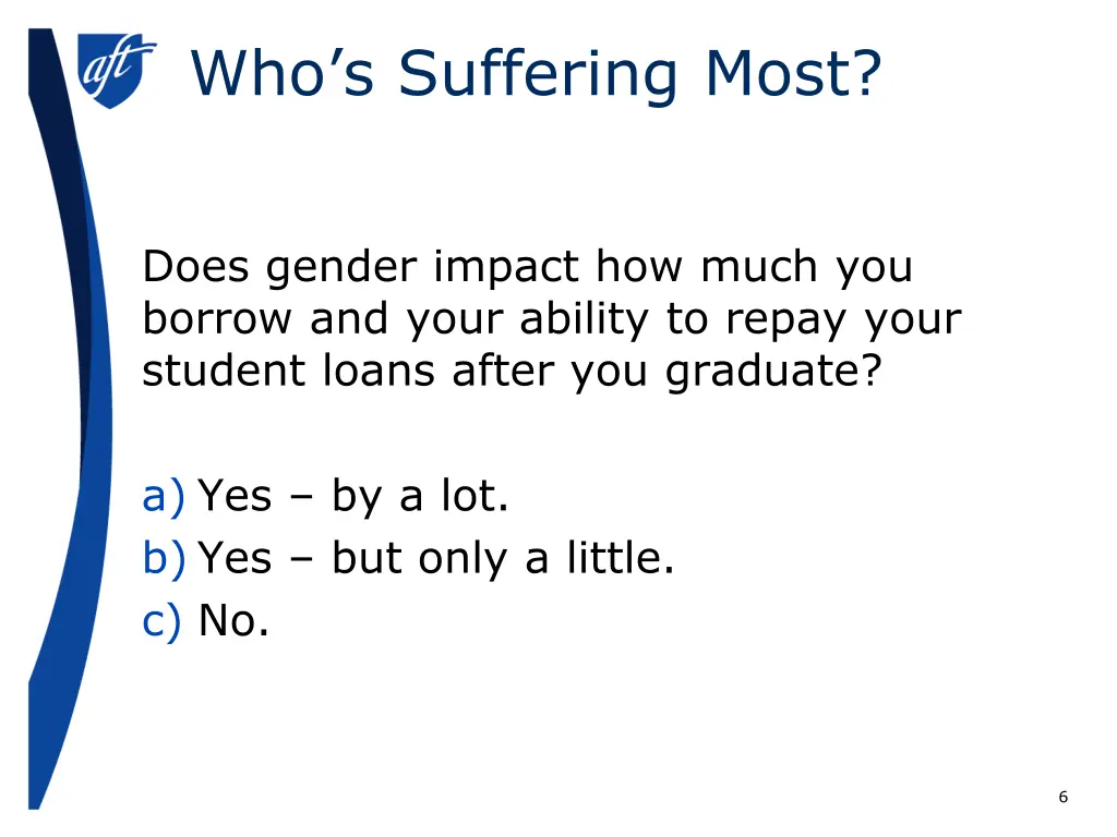 who s suffering most 1