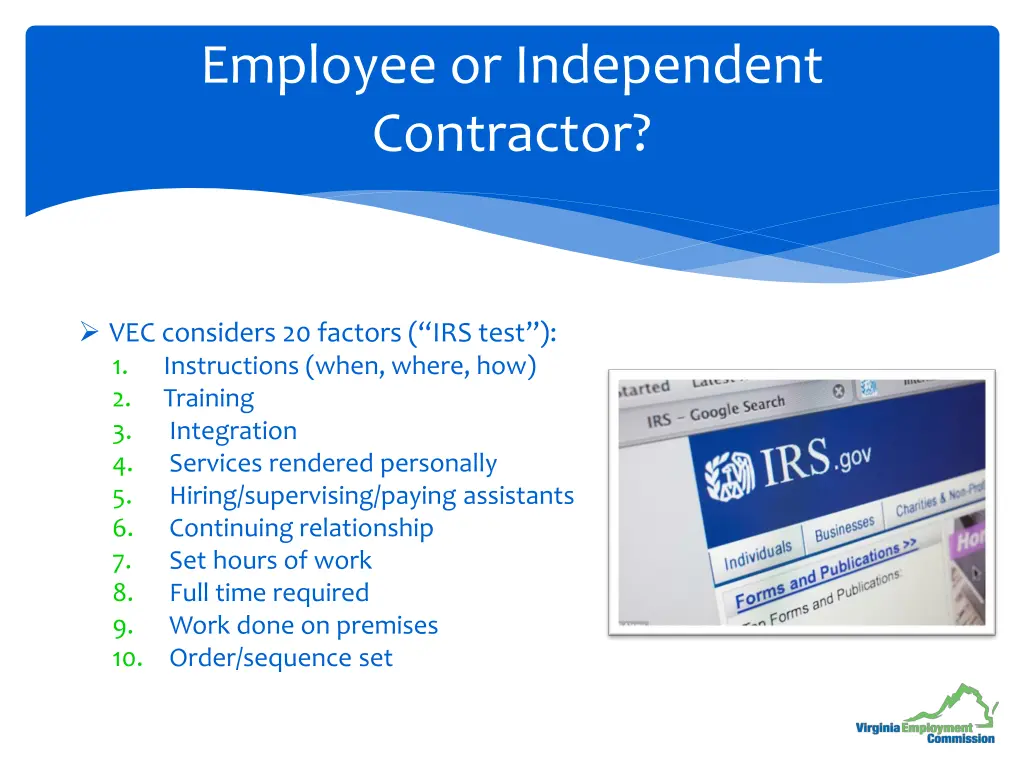 employee or independent contractor 4