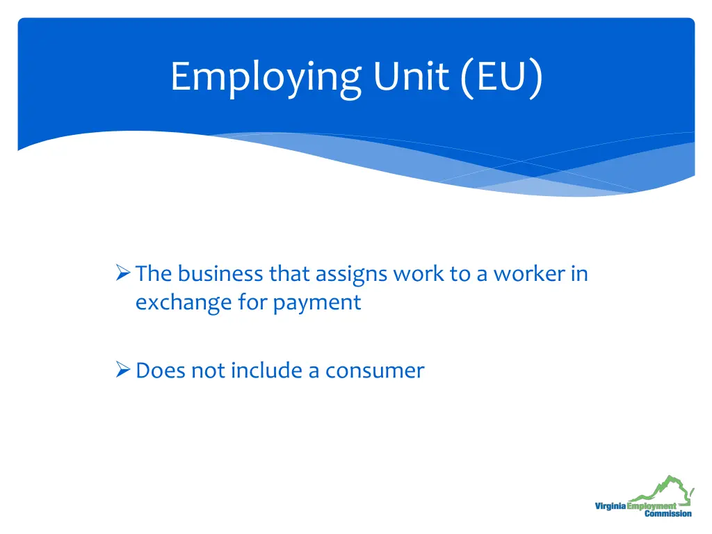 employing unit eu