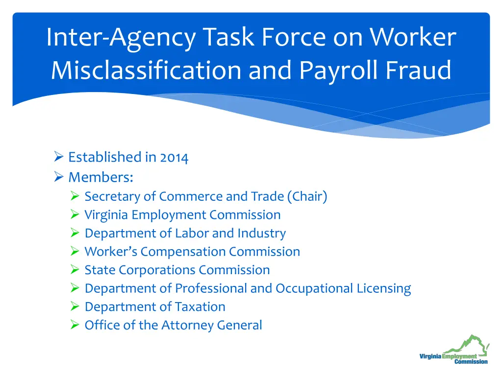 inter agency task force on worker