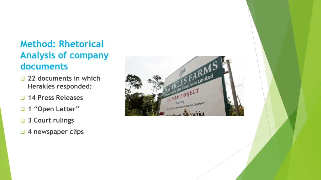 method rhetorical analysis of company documents