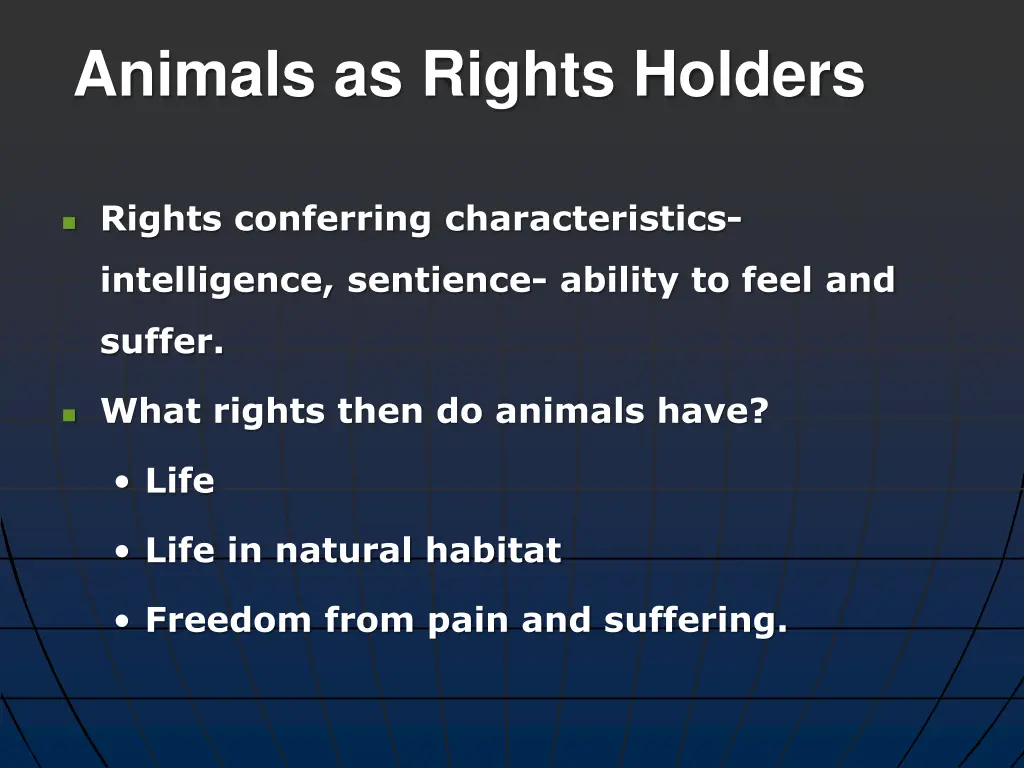 animals as rights holders