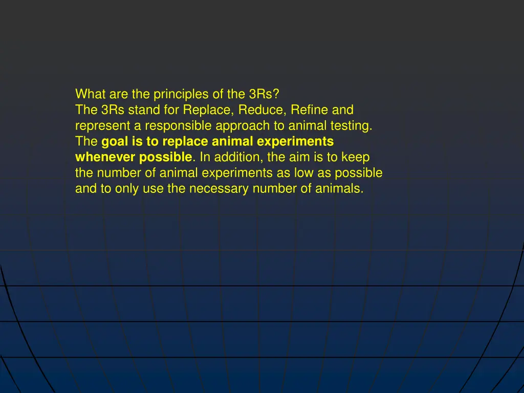 what are the principles of the 3rs the 3rs stand
