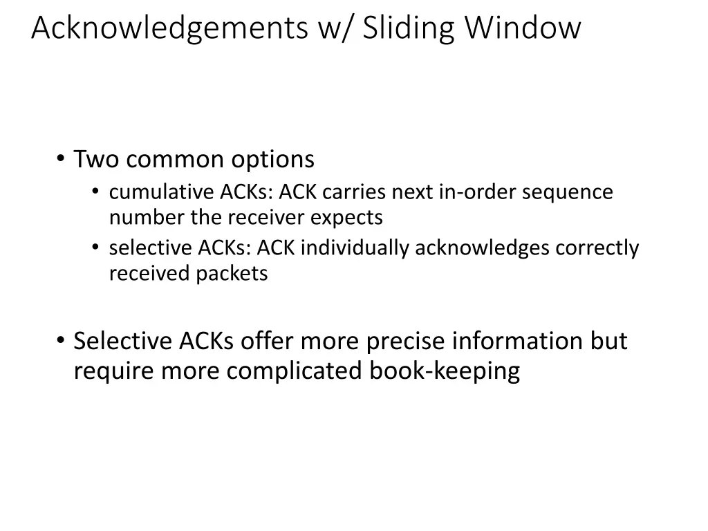 acknowledgements w sliding window 1