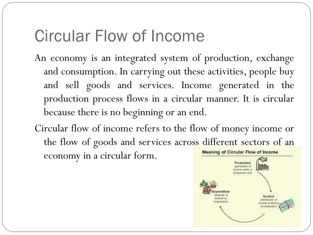 circular flow of income
