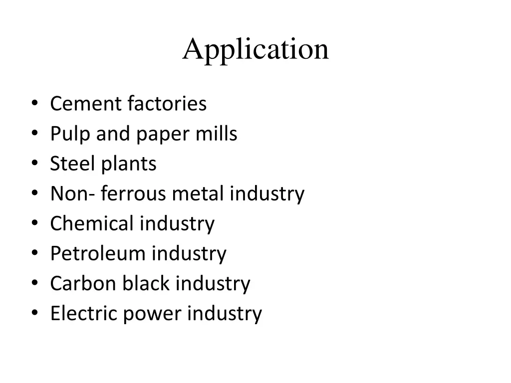application