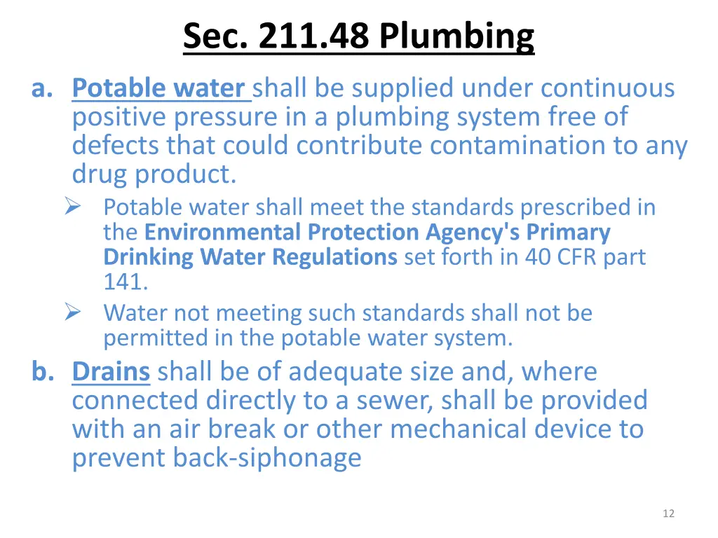sec 211 48 plumbing