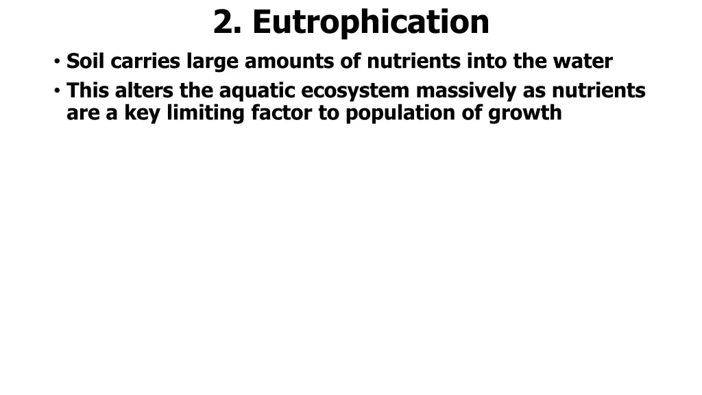 2 eutrophication