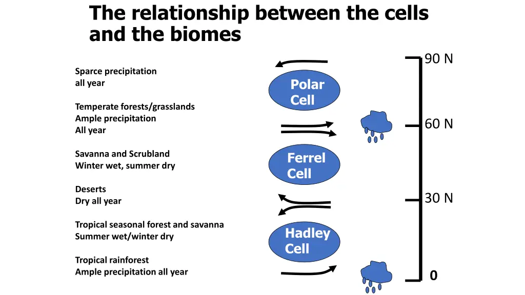 the relationship between the cells and the biomes