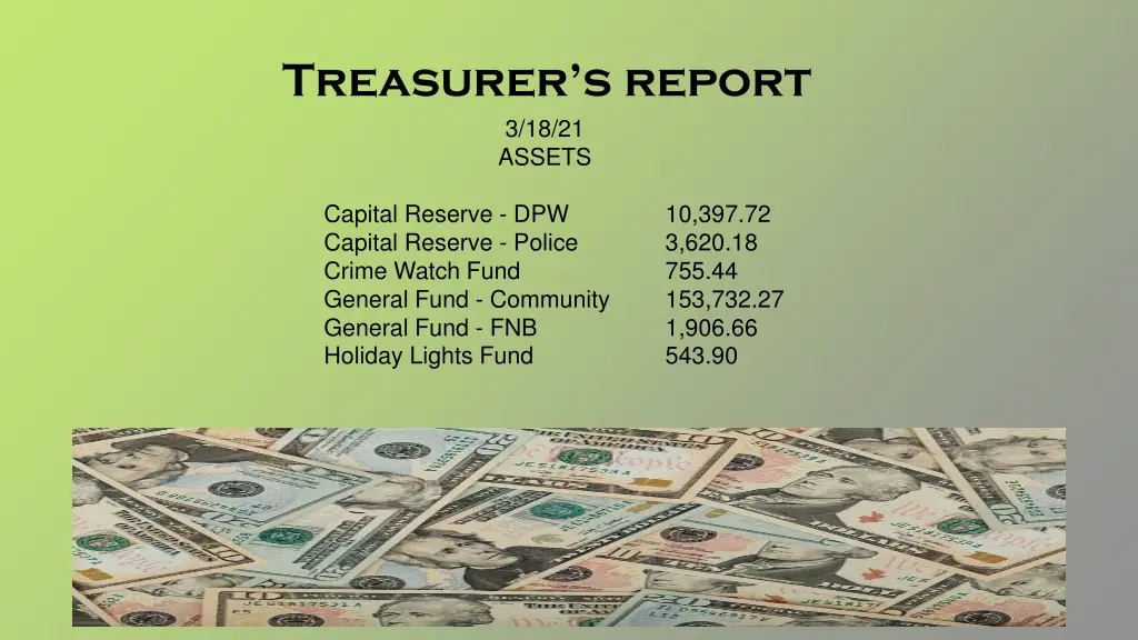 treasurer s report 3 18 21 assets