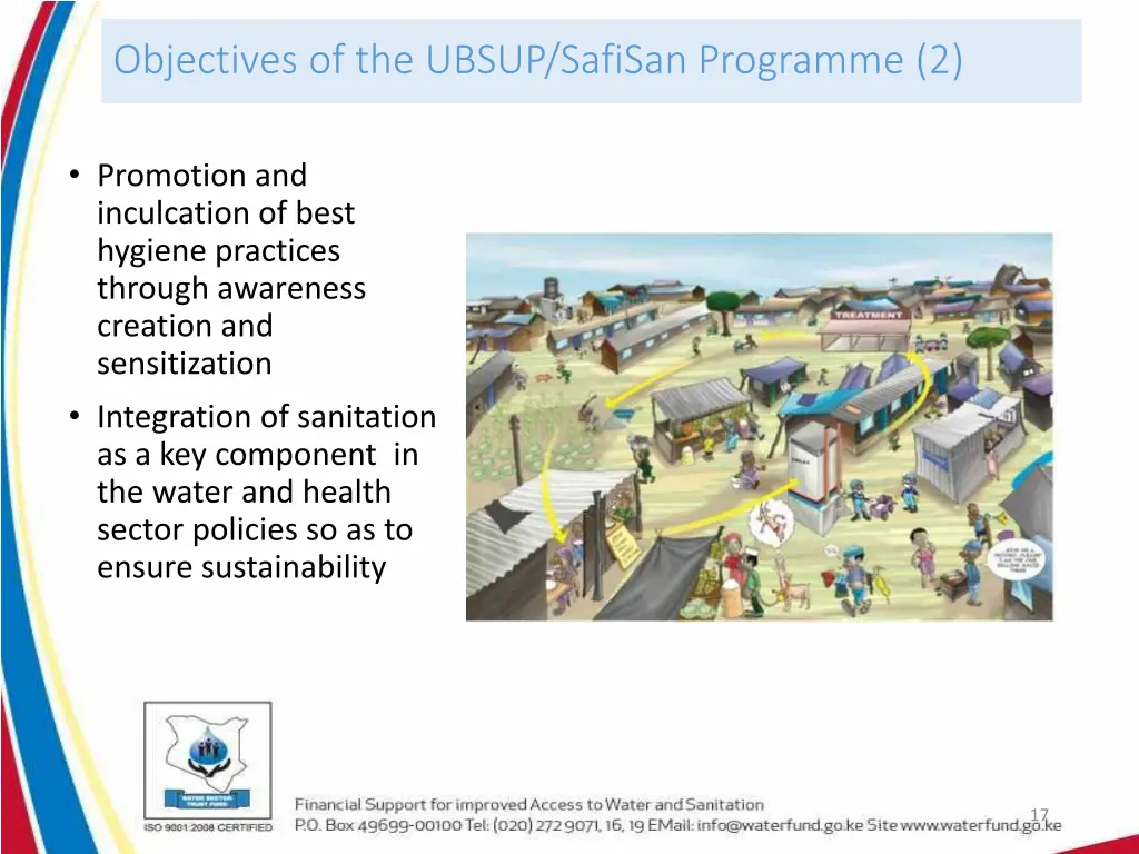 objectives of the ubsup safisan programme 2