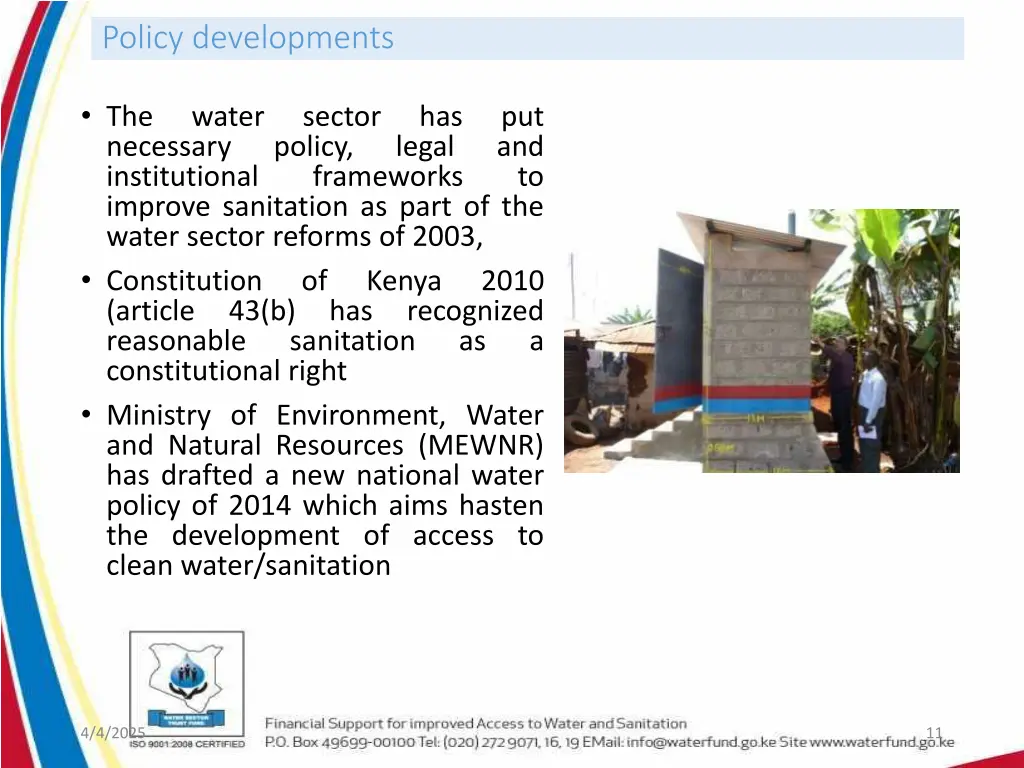 policy developments