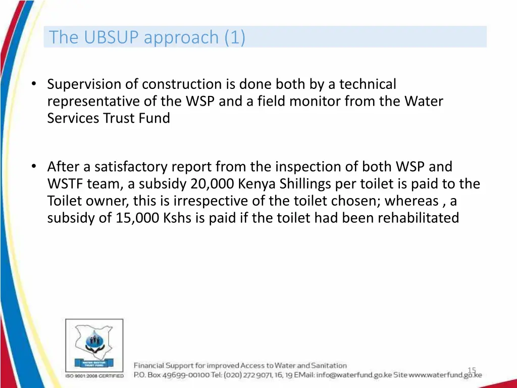 the ubsup approach 1