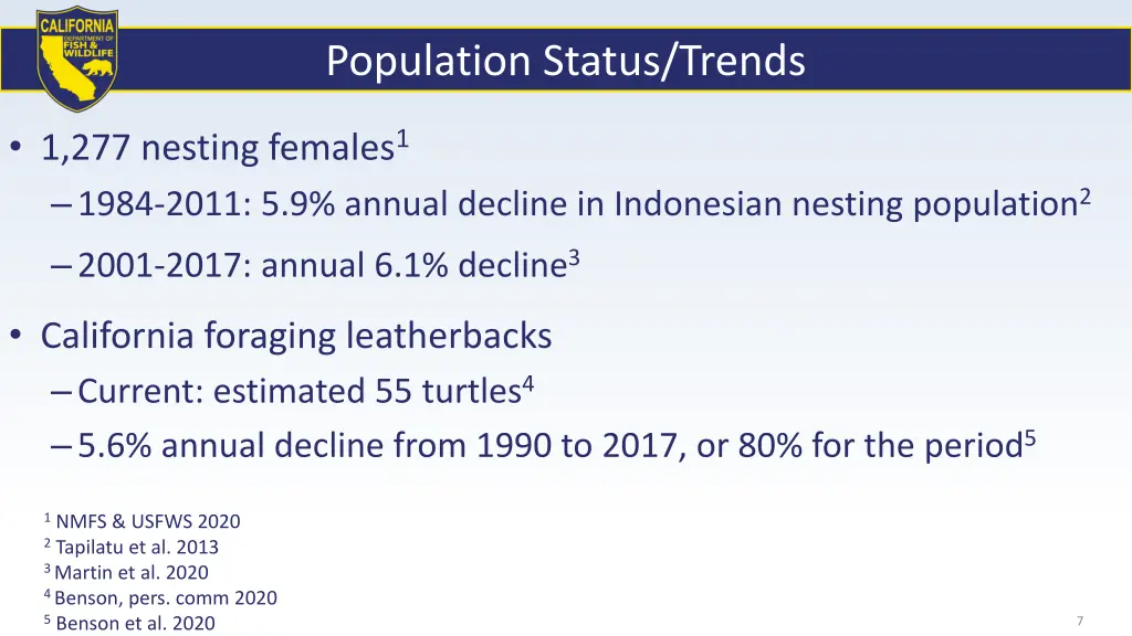 population status trends