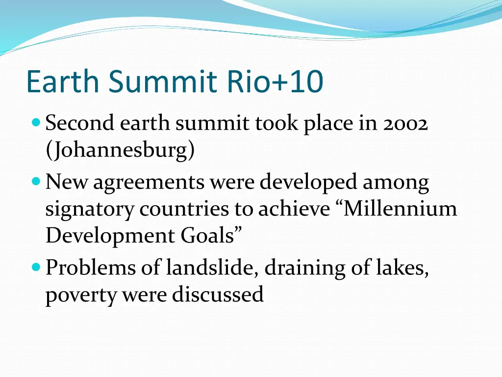 earth summit rio 10