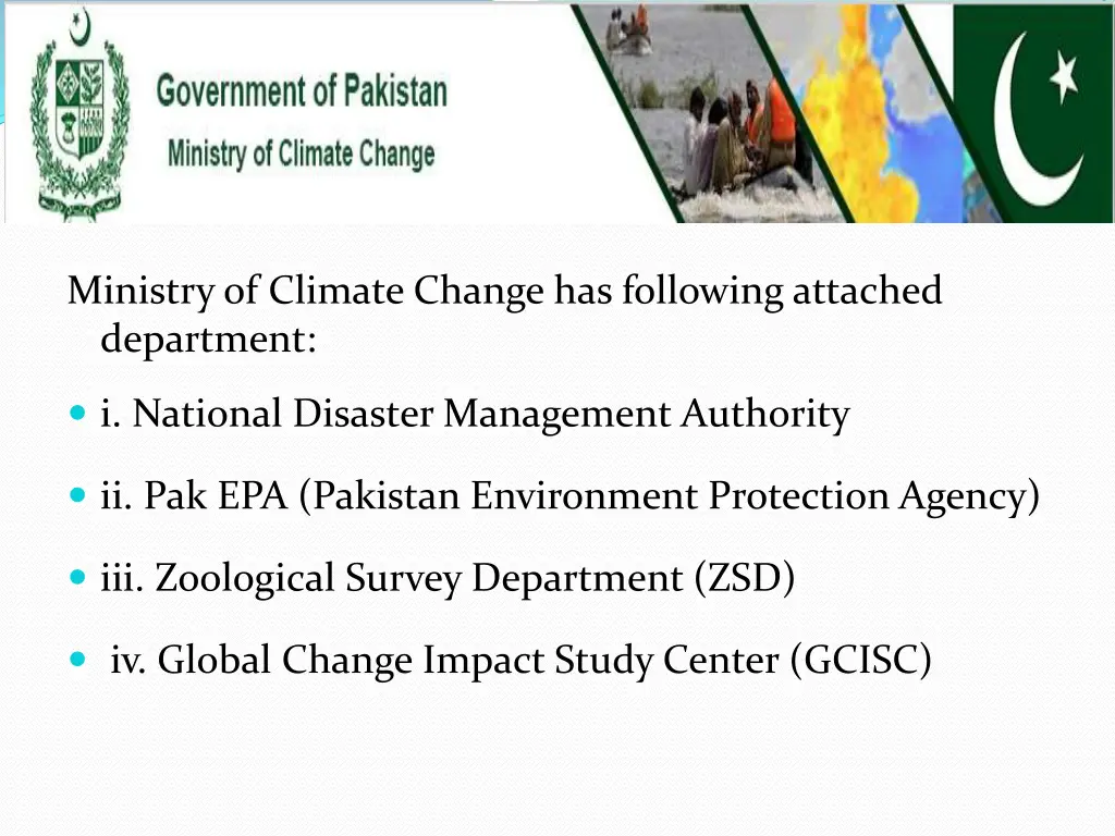 ministry of climate change has following attached