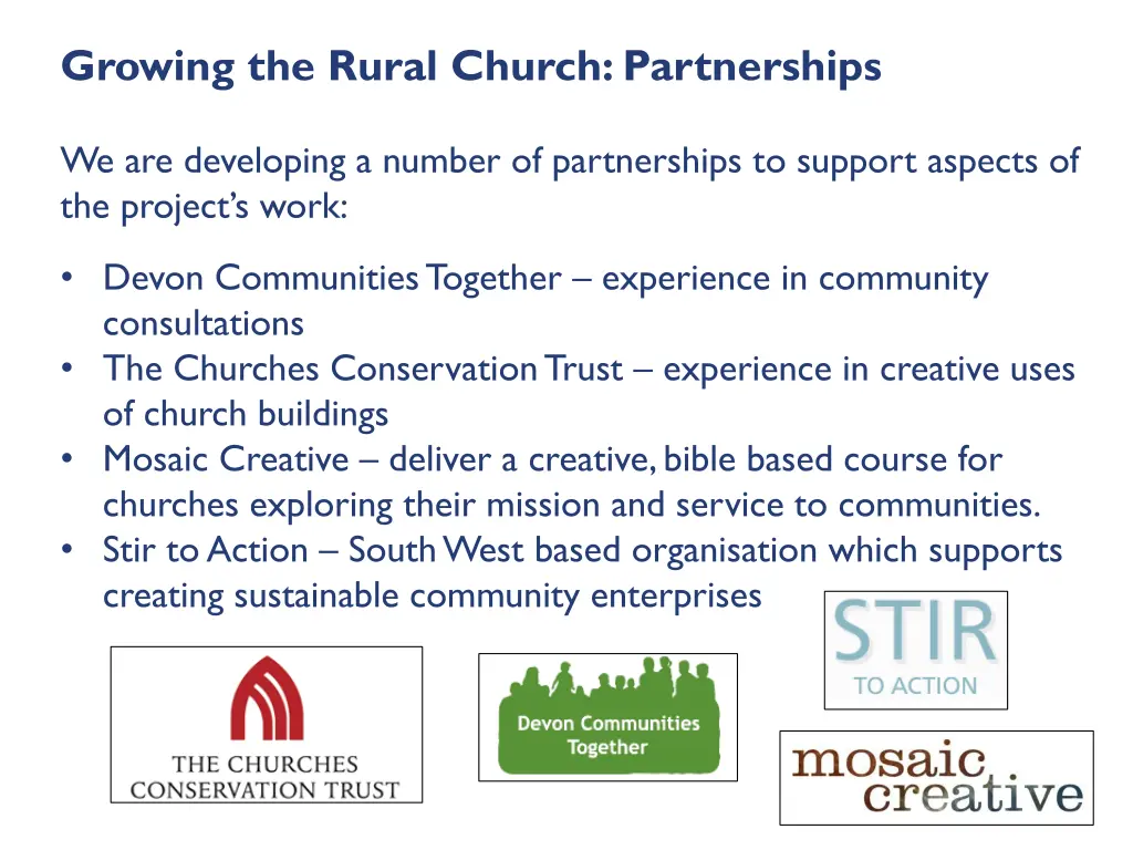 growing the rural church partnerships