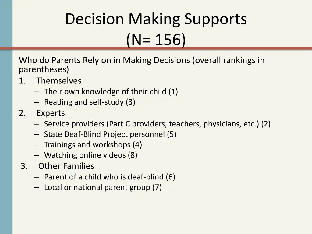 decision making supports n 156