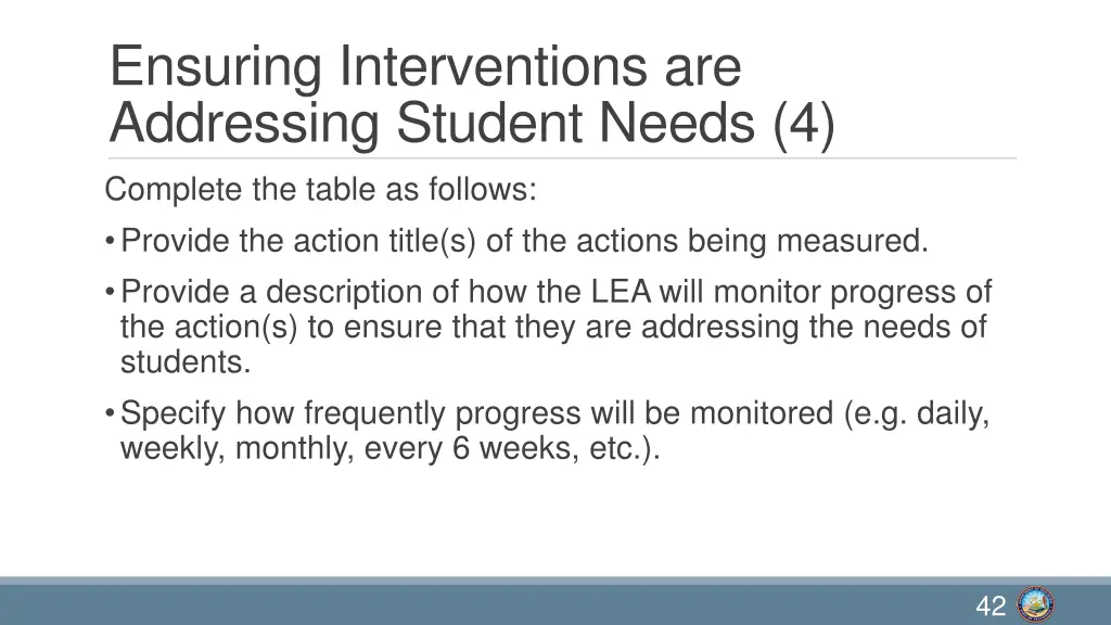 ensuring interventions are addressing student 3