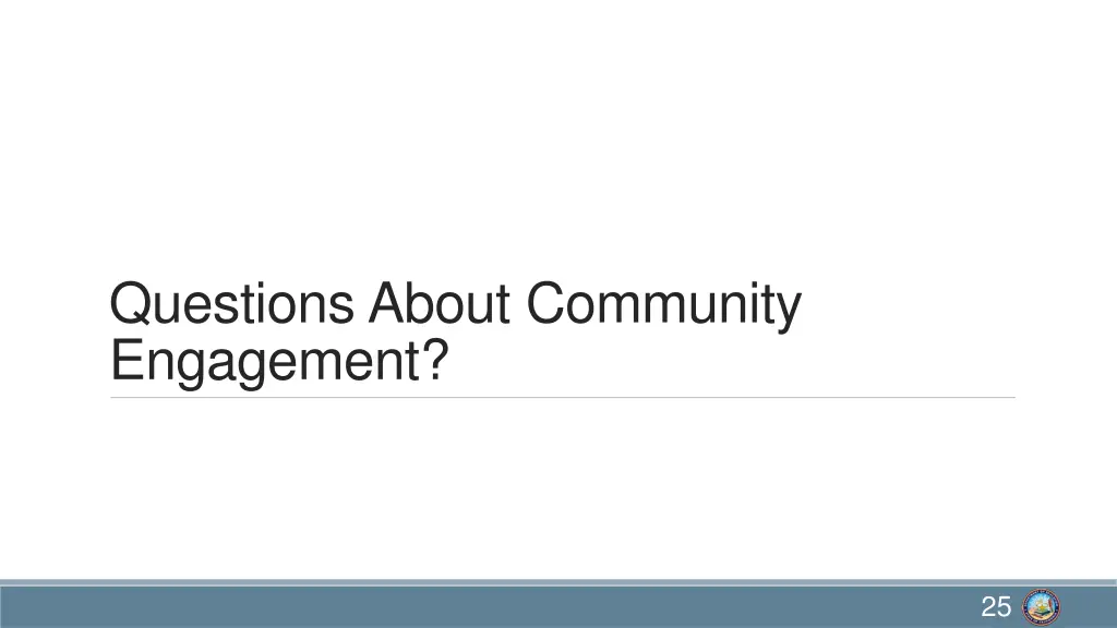 questions about community engagement