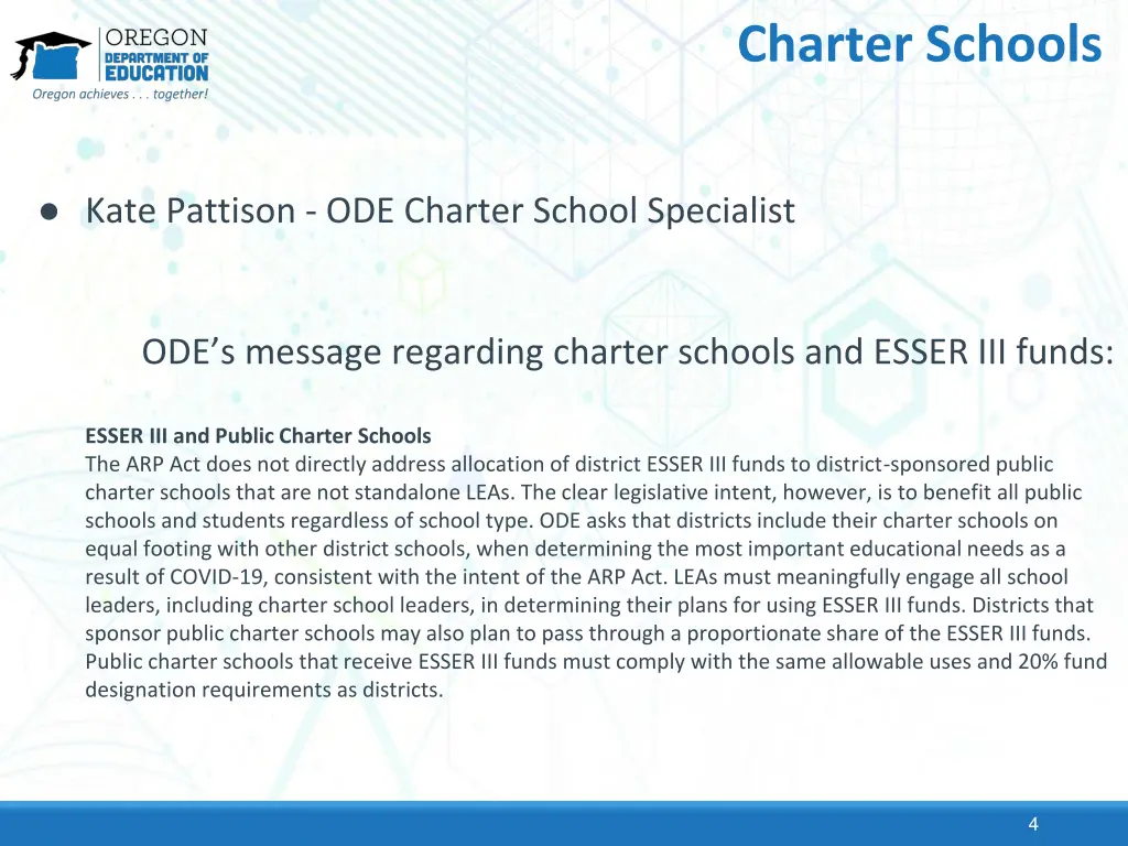 charter schools
