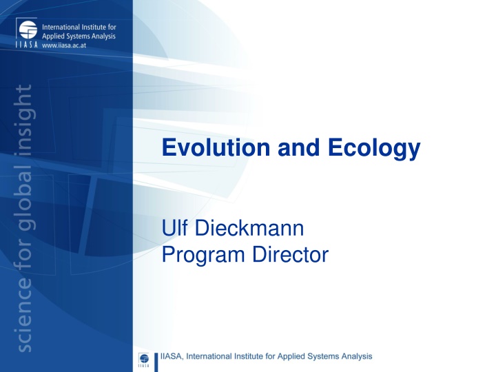 evolution and ecology
