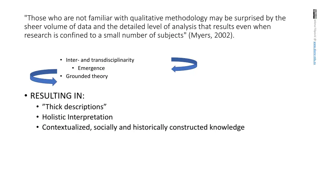 those who are not familiar with qualitative