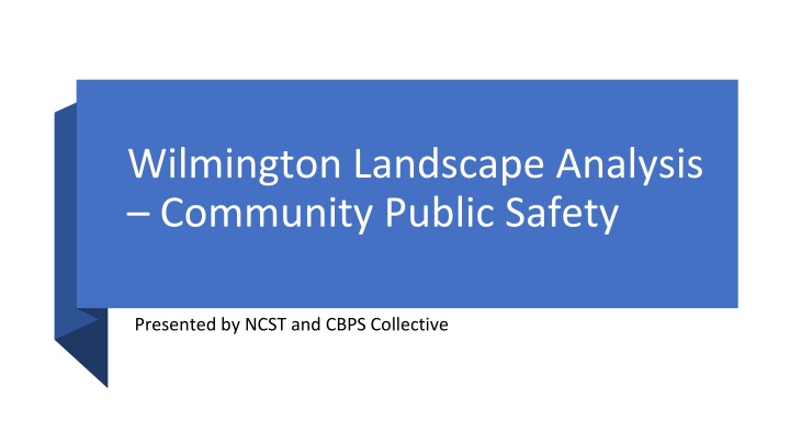 wilmington landscape analysis community public