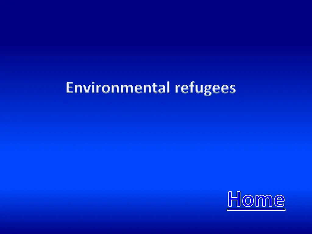 environmental refugees