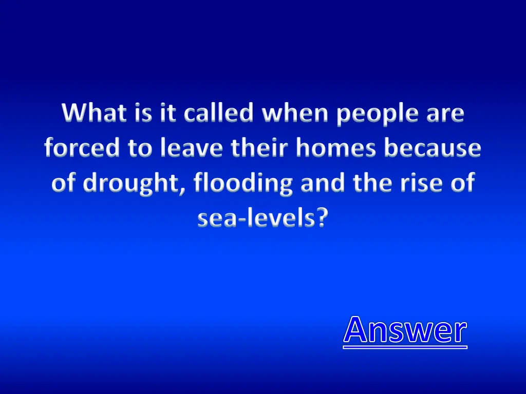 what is it called when people are forced to leave