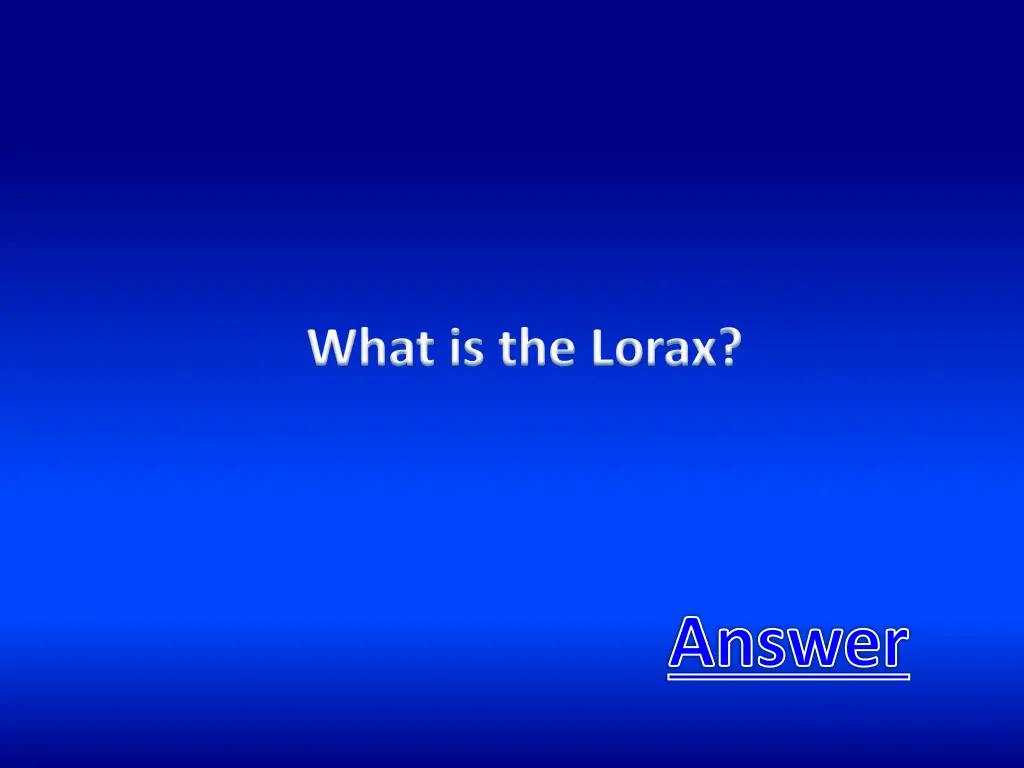 what is the lorax