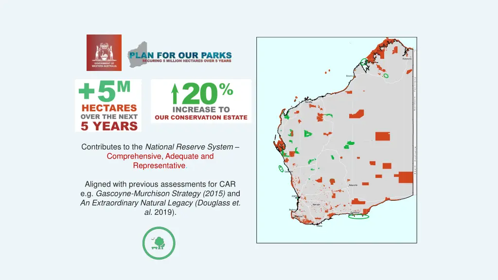 contributes to the national reserve system