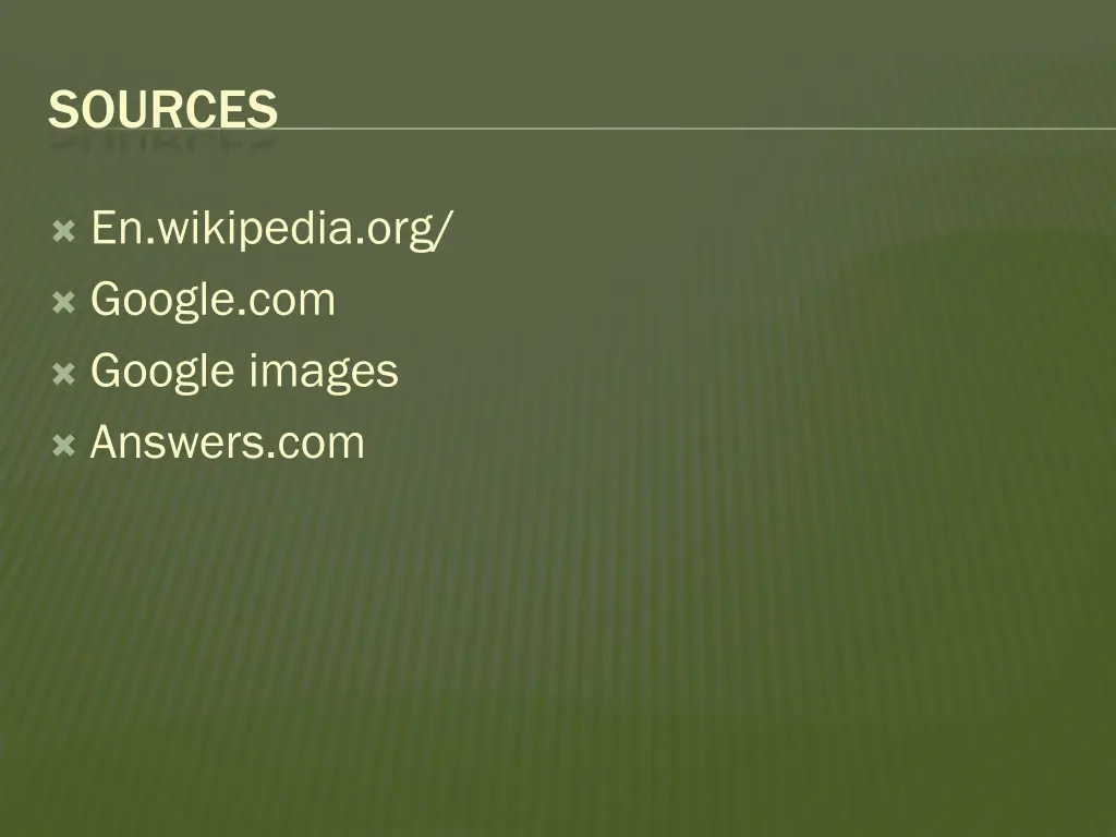 sources
