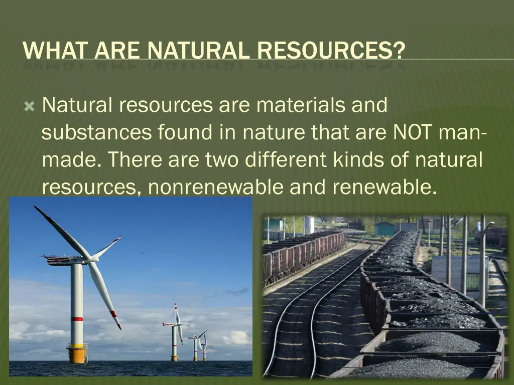what are natural resources