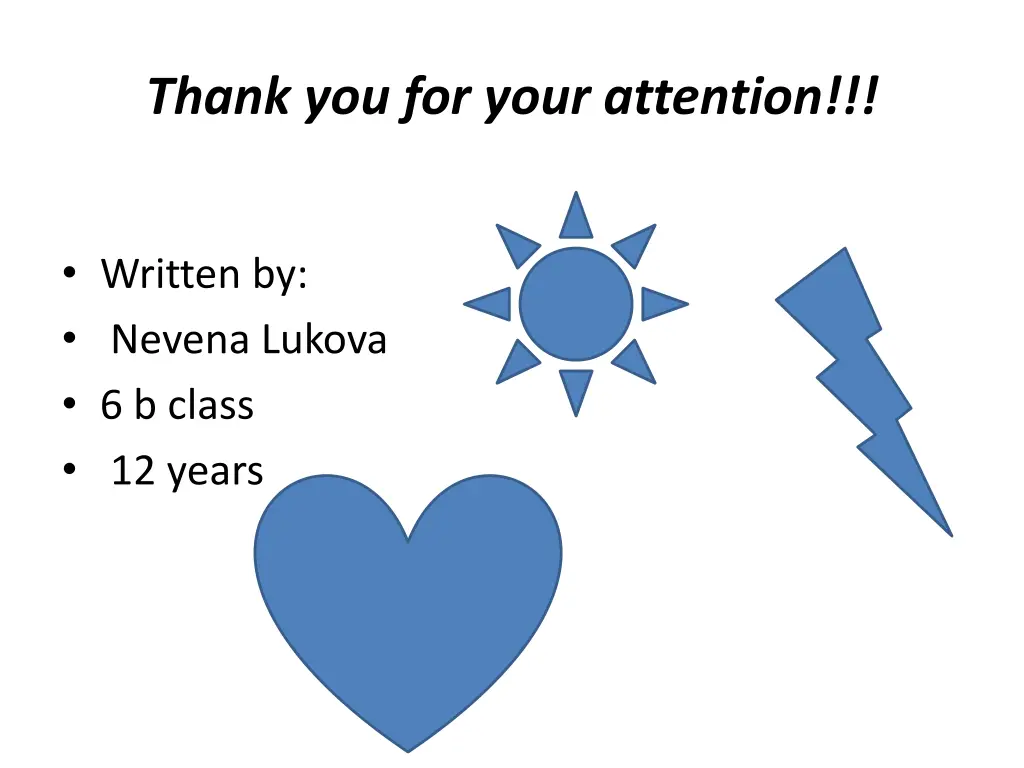thank you for your attention