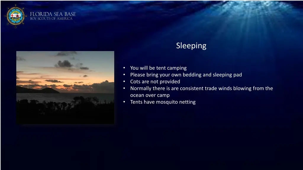 sleeping